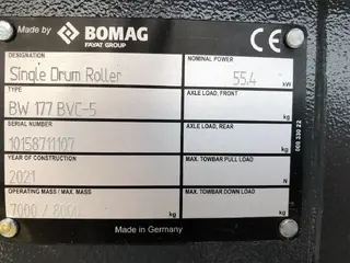 BOMAG BW 177 BVC-5 — Foto 4