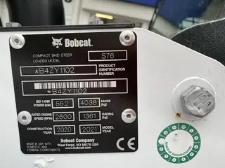 Bobcat S76 — Foto 5