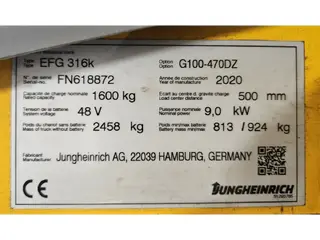 Jungheinrich EFG EFG 316 k Triplex — Foto 4