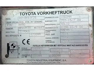 Toyota EFG 02-8FDJ35 Dieselstapler — Foto 5