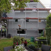 Layher Fassadengerüst für Einfamilienhäuser — Foto 2