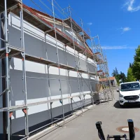 Fassadengerüst – Layher Stahl & Aluminium — Foto 2