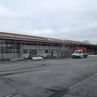 Layher Fassadengerüst für Hallen & Bauhof — Pastoliai — naudotas nuomojama | 123Machinery