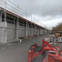 Layher Fassadengerüst für Bauhof & Feuerwehr — Pastoliai — naudotas nuomojama | 123Machinery
