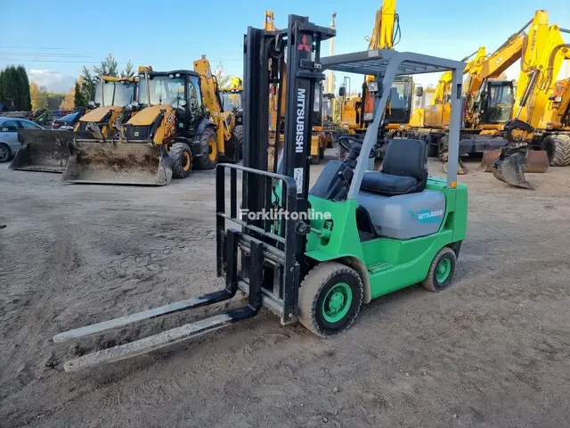 Mitsubishi 1021F FD20 (2.0 t class — "20" cowl decal; filename hint FG-18CAP) — Дизельные погрузчики | 123Machinery