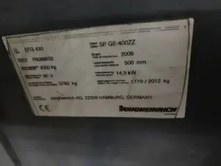 Jungheinrich EFG 430 — Elektriniai šakiniai krautuvai — naudotas parduodama | 123Machinery