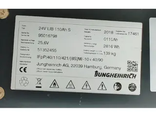 Jungheinrich EJC 112 LI ION 2.5m/ free lift/ 2051h — Foto 8