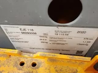 Jungheinrich EJE 116 1.6t/ 719h/ 250ah — Foto 4