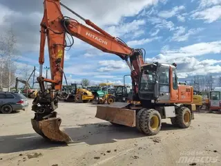 Hitachi 349 Zaxis 160W (ZX160W) — Ratiniai ekskavatoriai — naudotas parduodama | 123Machinery